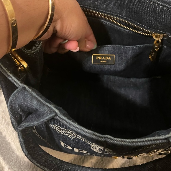 Prada Robot Denim tote - Picture 4 of 11